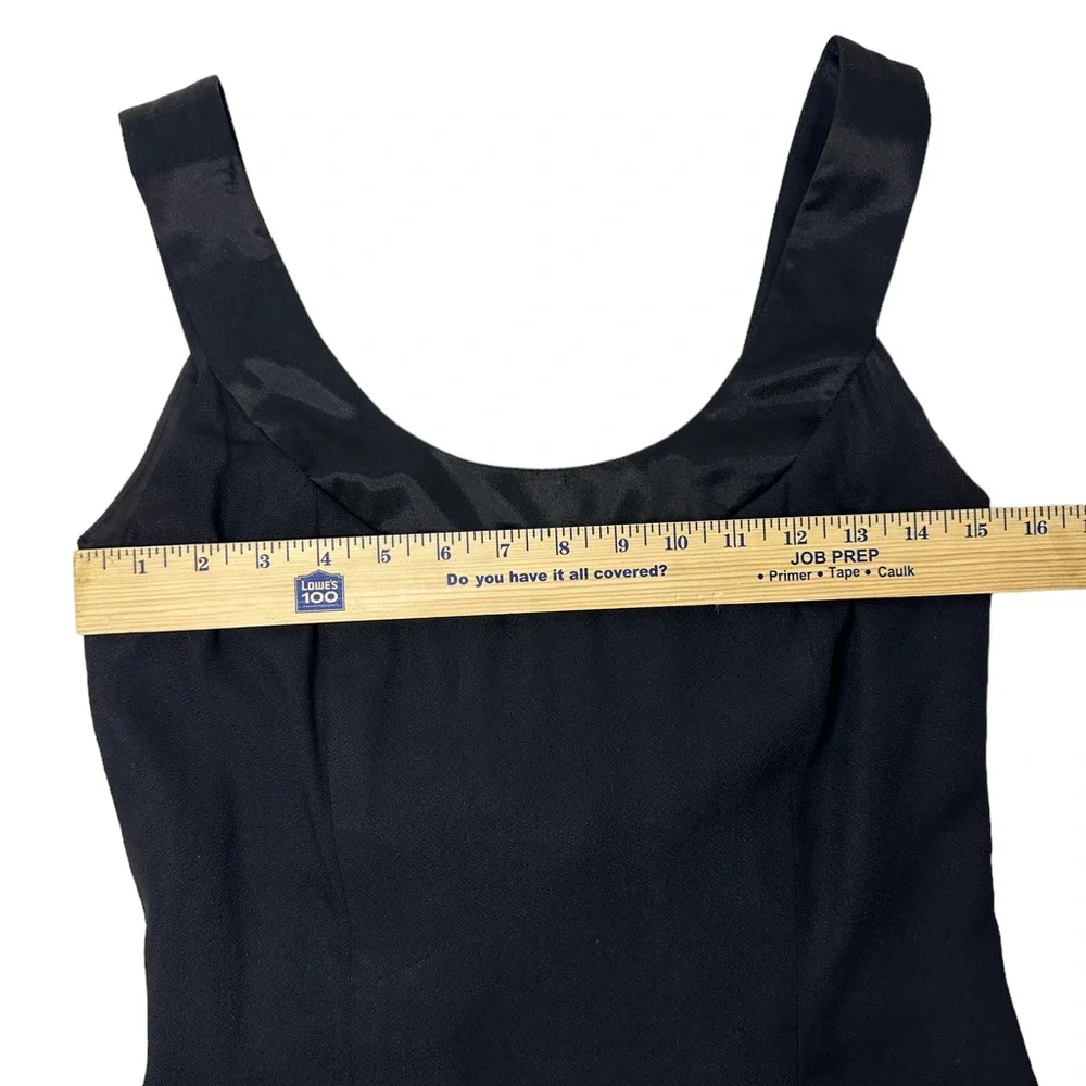 Hollywood Nites Vintage Classic Black Gown fits‎ a sz 4/6 Women’s - Picture 5 of 9